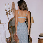 Alina Blue Paisley Cami Maxi Dress