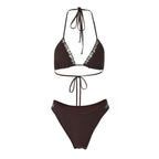 Léa Shell Trim Triangle Bikini Set