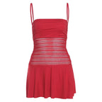 Slavica Lace Panel Mini Dress