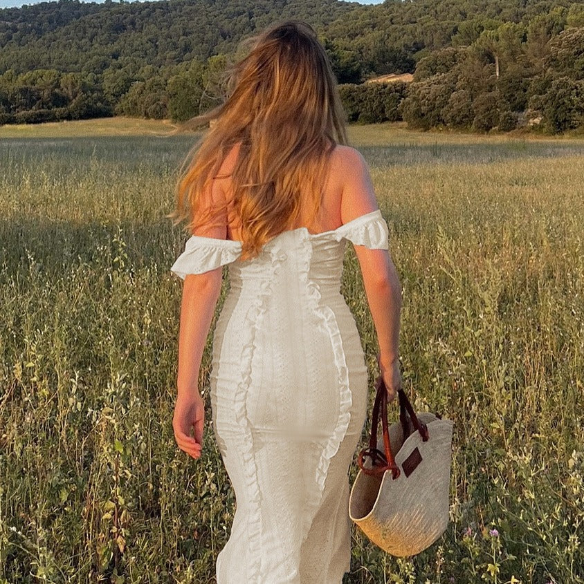 Velira Off-Shoulder Ruffle Maxi Dress