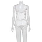 Ivera Satin Lace Cami Set