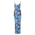 Marina Floral Print Maxi Dress