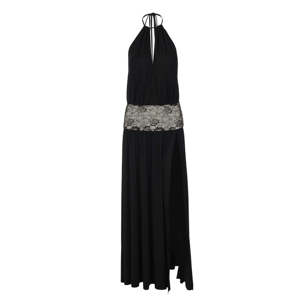 Odette Lace Detail Backless Dress