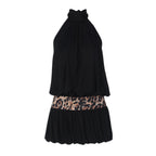 Aiko Leopard Waist Detail Mini Dress