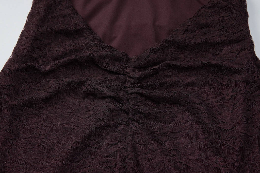 Irina Lace Backless Mini Dress