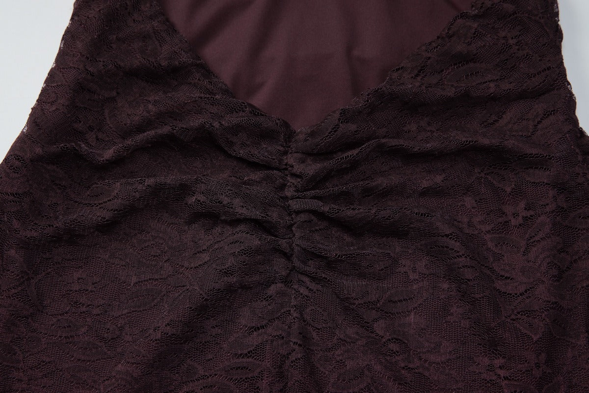Irina Lace Backless Mini Dress