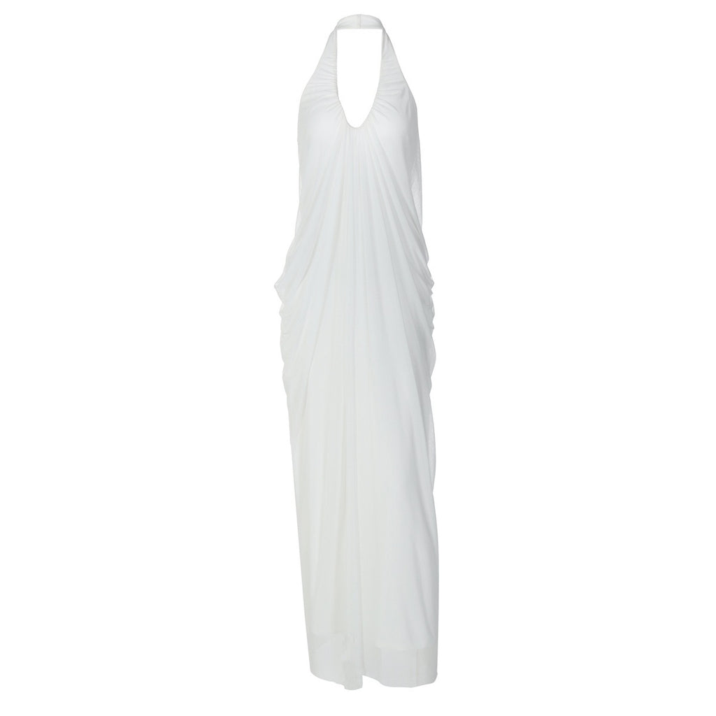Salma Draped Halter Maxi Dress
