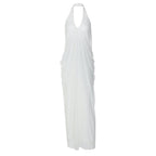 Salma Draped Halter Maxi Dress