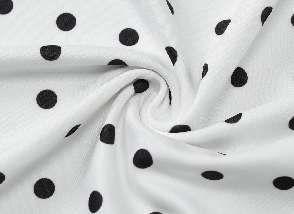 Monroe Polka Dot One-Shoulder Mini Dress