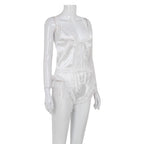 Ivera Satin Lace Cami Set