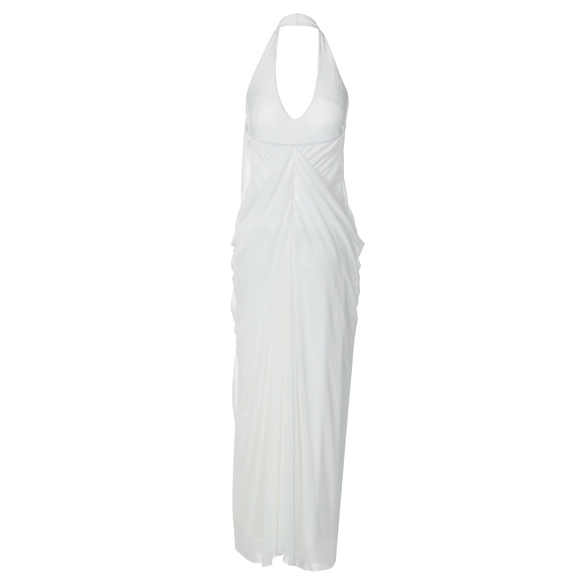 Salma Draped Halter Maxi Dress