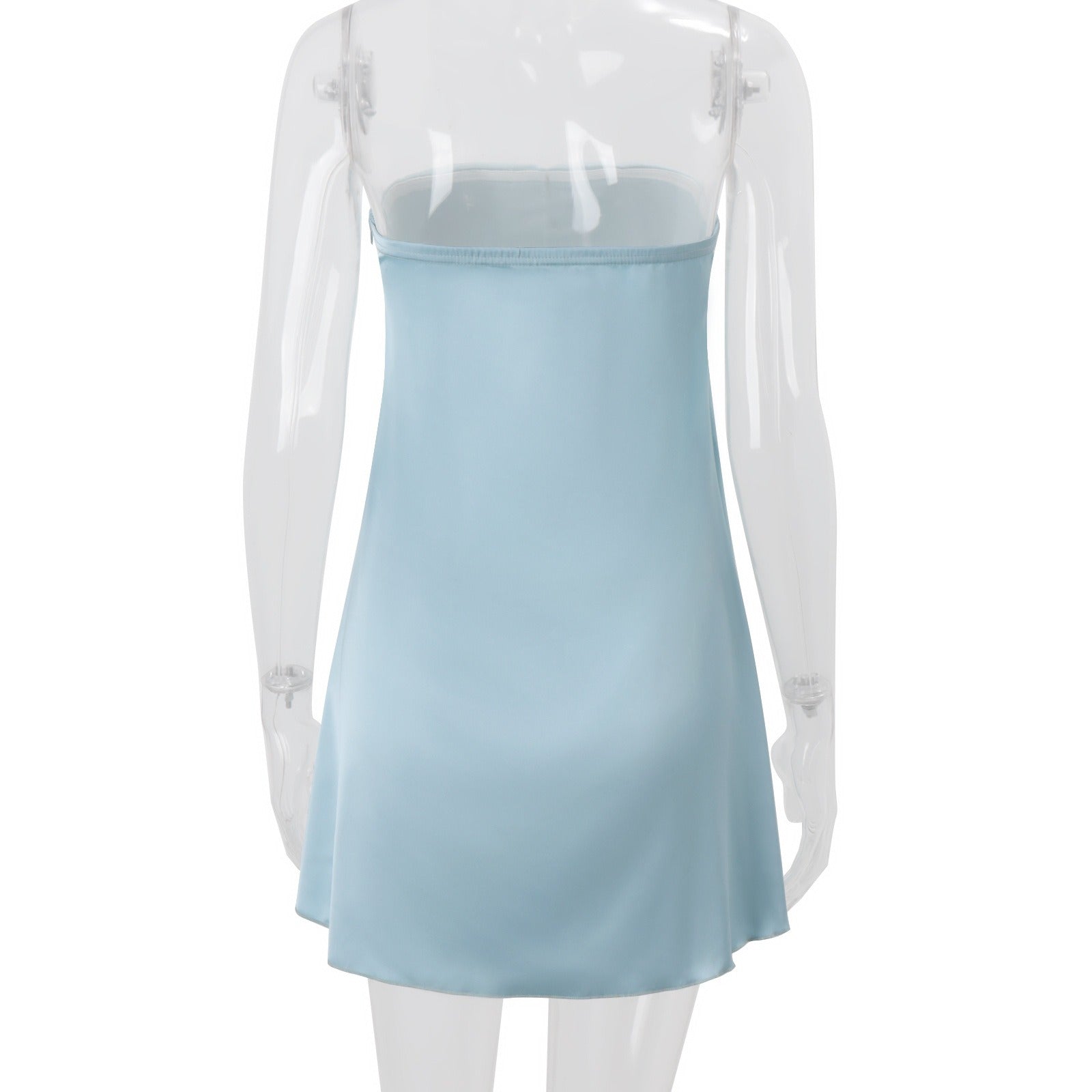 Nil Strapless Bow Tie Mini Dress
