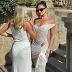 Nora Lace Bodysuit & Maxi Skirt Set