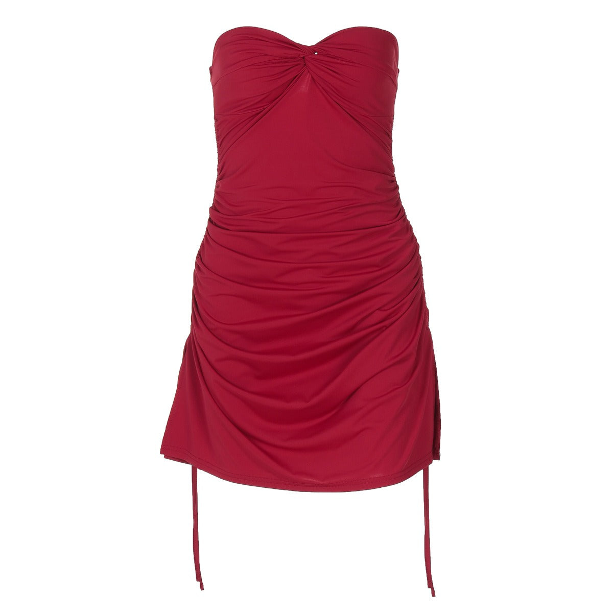Samara Strapless Ruched Mini Dress