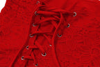 Mina Lace Corset Drape Mini Dress