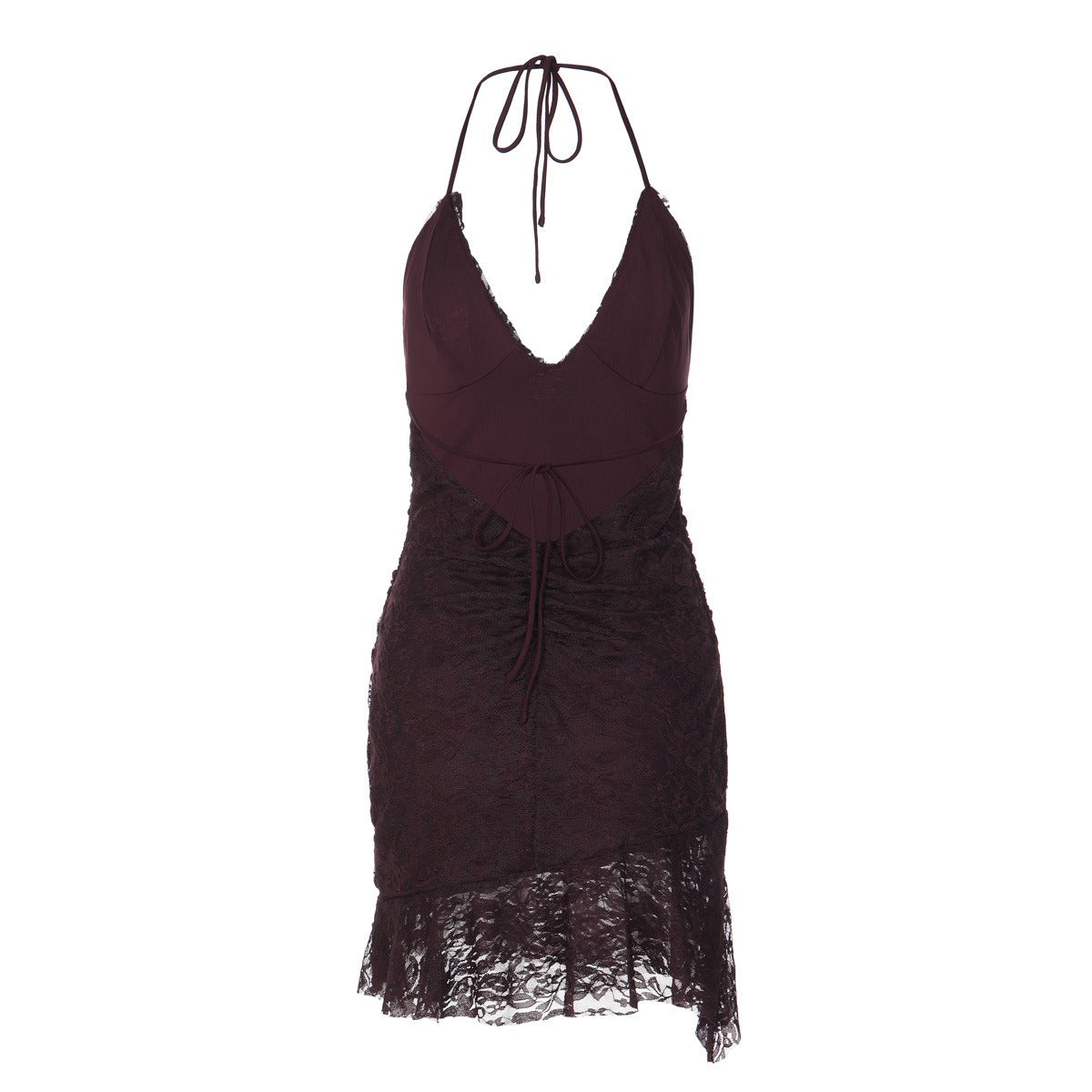 Irina Lace Backless Mini Dress