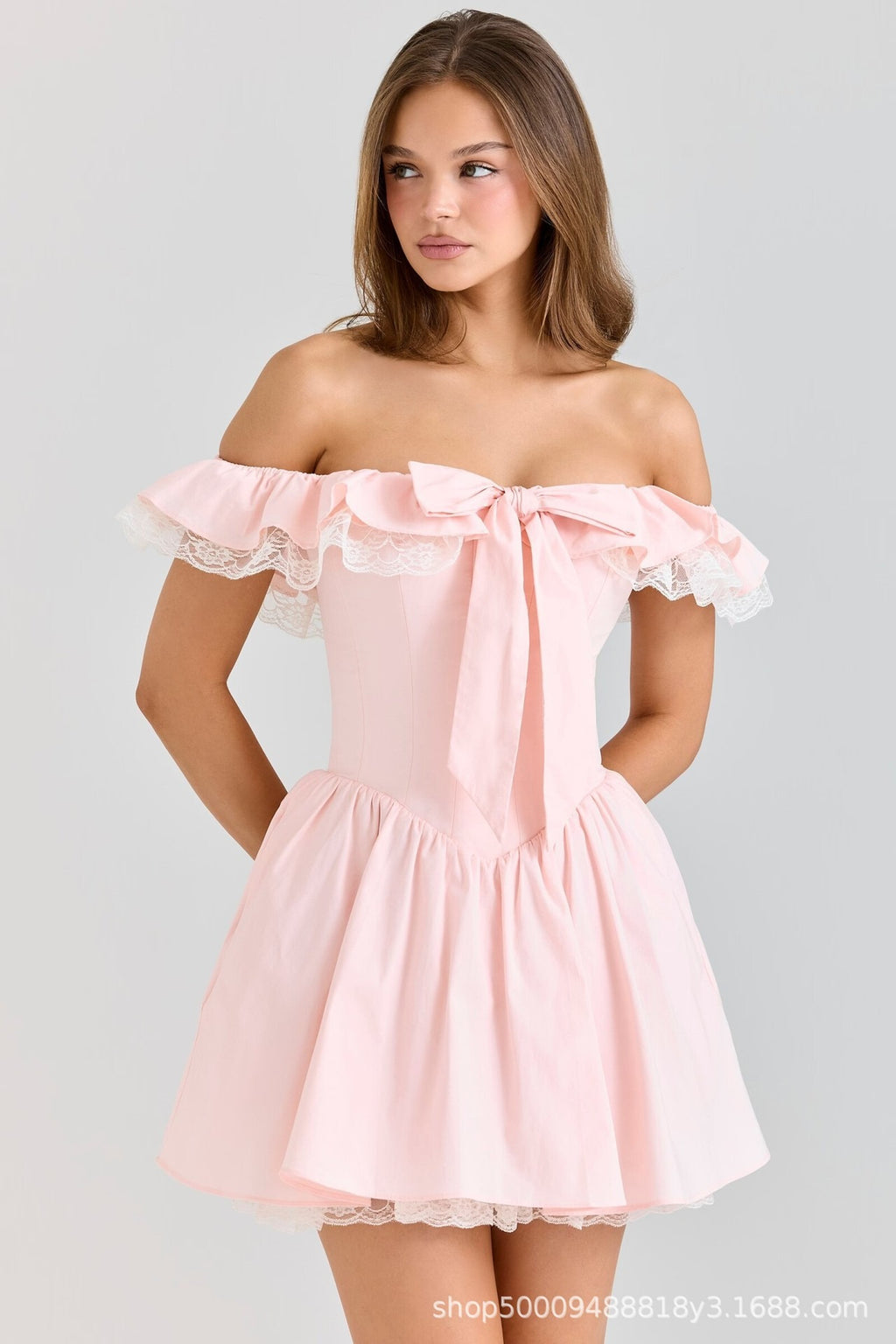 Larin Off Shoulder Mini Dress