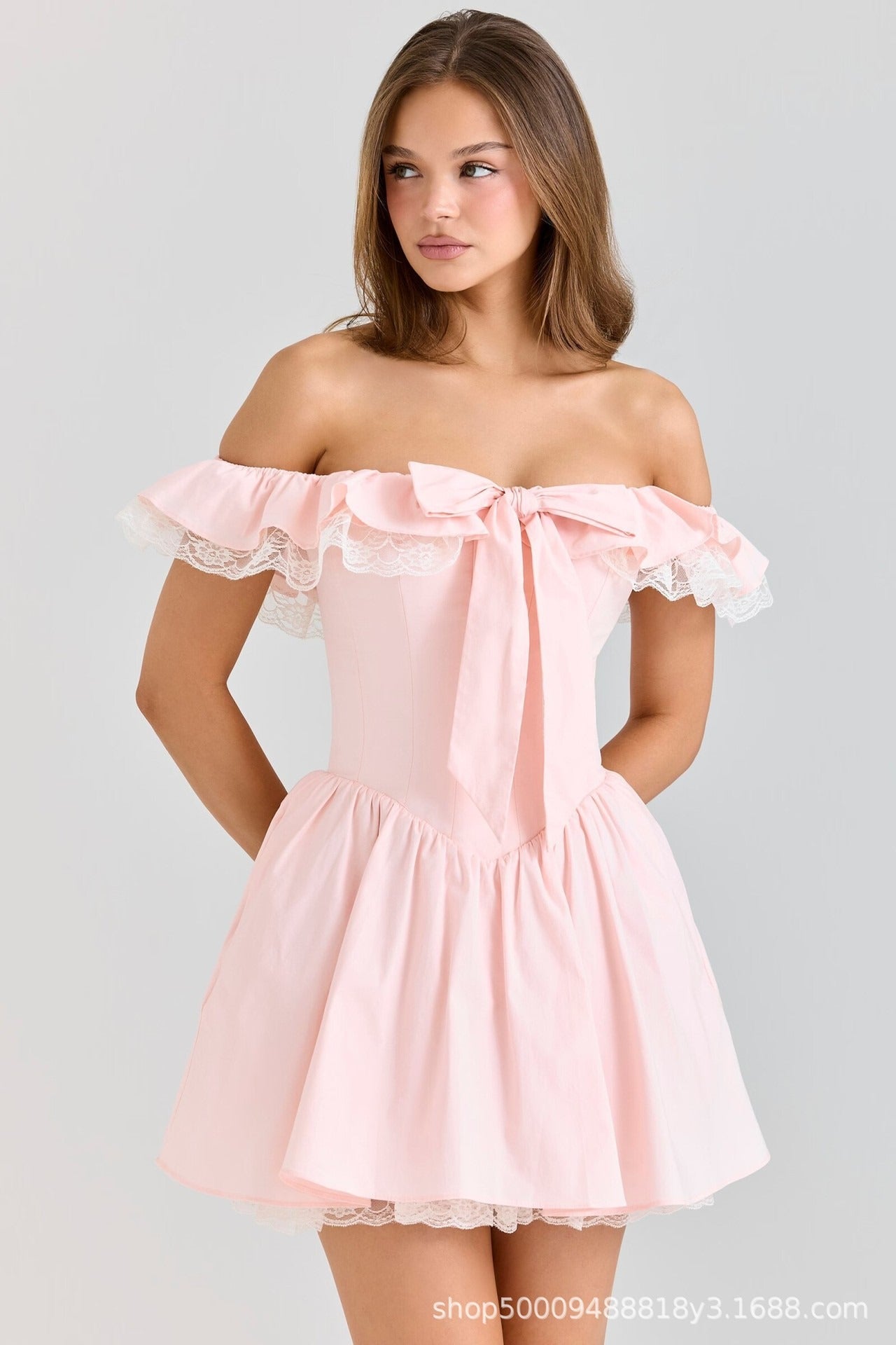 Larin Off Shoulder Mini Dress