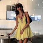 Eiris Halter Mini Dress