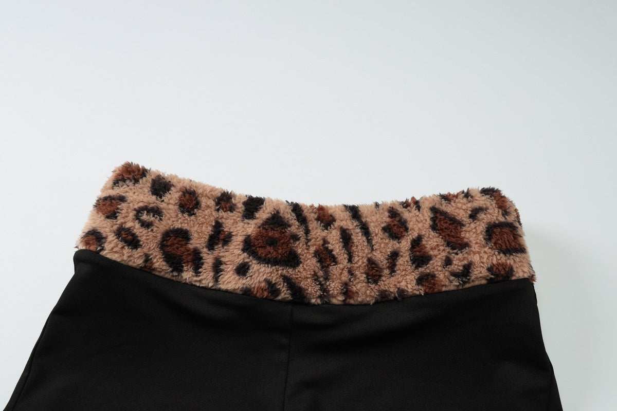 Hana Leopard Trim Lounge Set