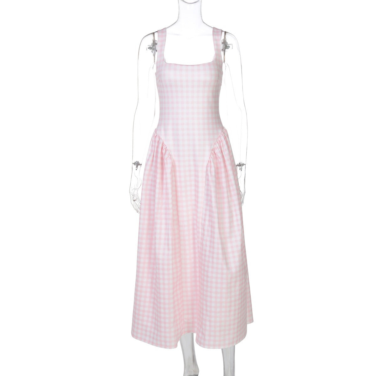 Althea Gingham Midi Dress