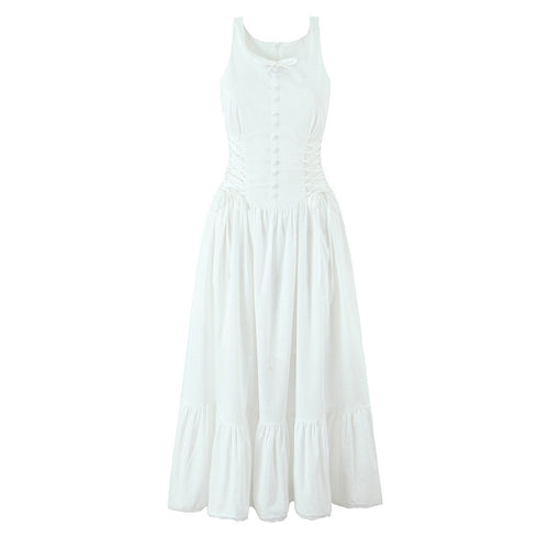 Aela Floral Corset Midi Dress