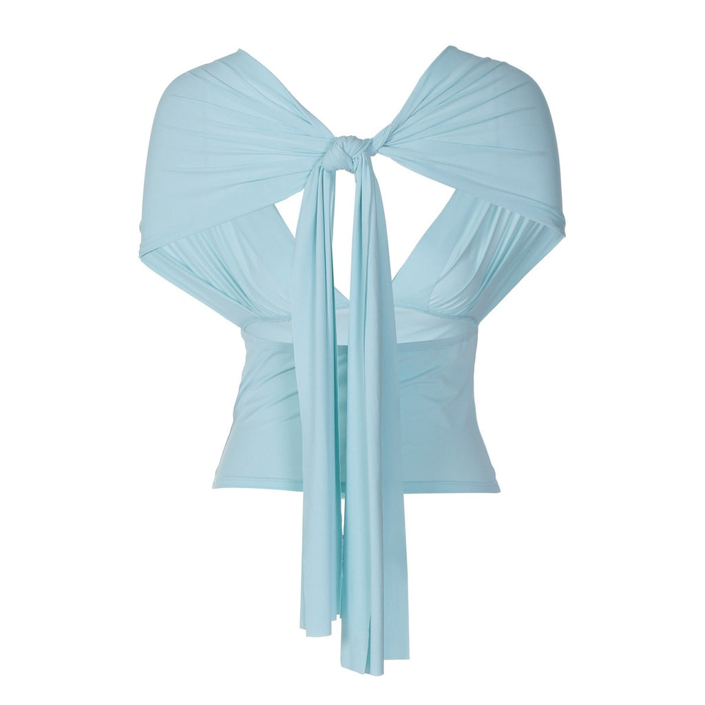 Lyla Tie-Front Ruched Top