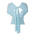 Lyla Tie-Front Ruched Top