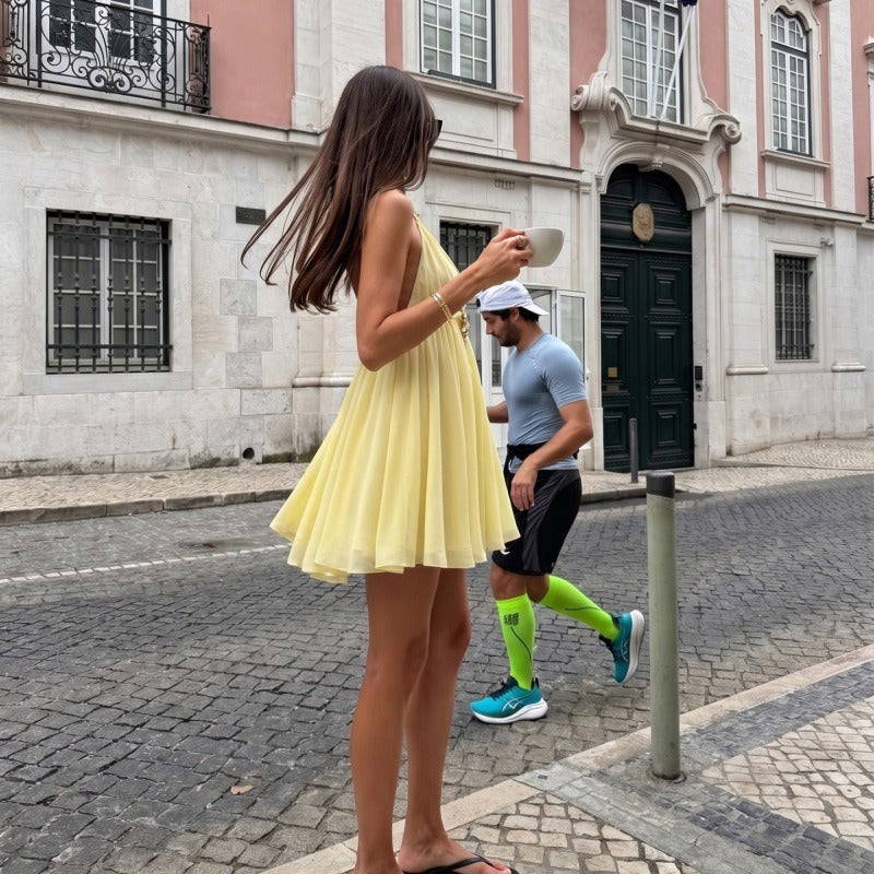Eiris Halter Mini Dress