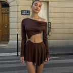 Vivia One Shoulder Cut-Out Mini Dress