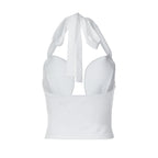 Elodie Sculpted Halter Top