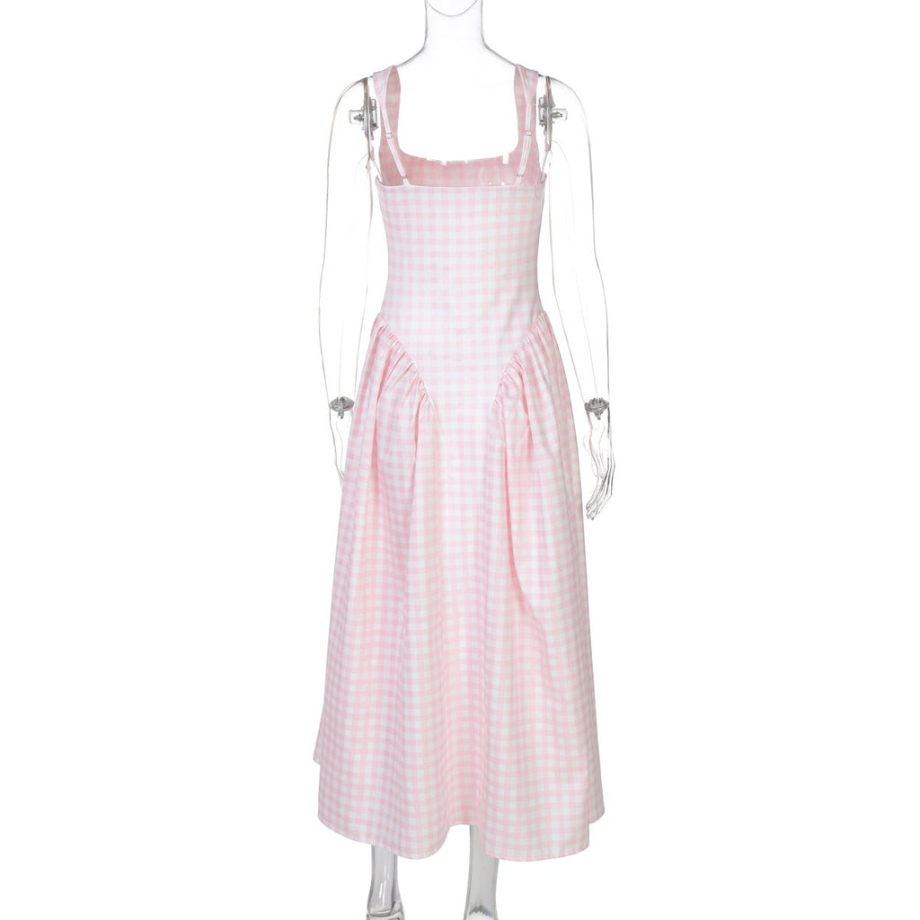 Althea Gingham Midi Dress