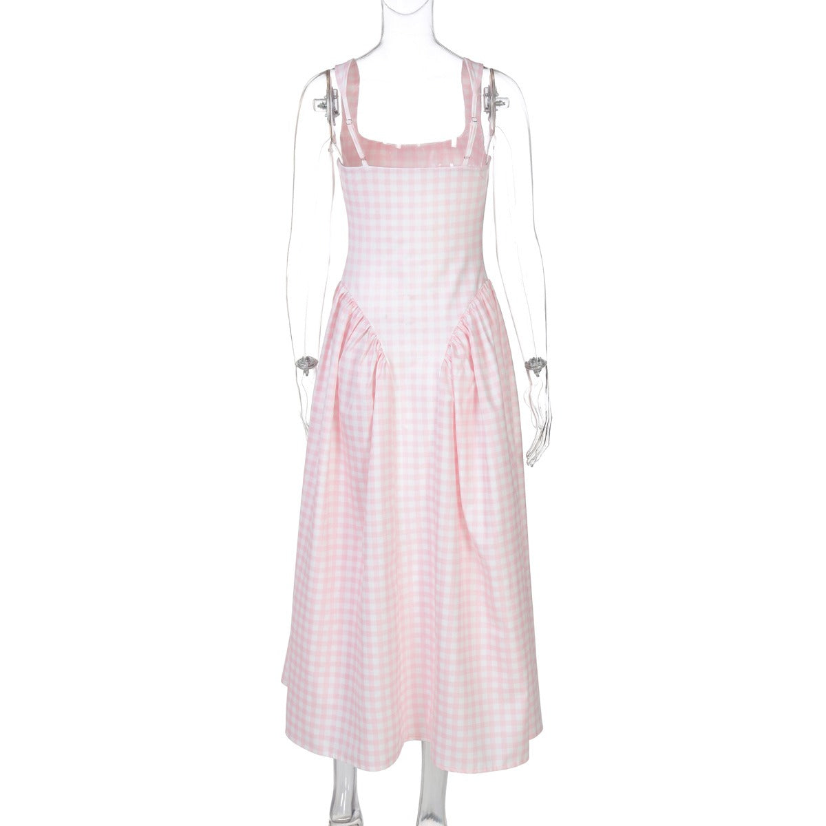Althea Gingham Midi Dress