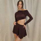 Vivia One Shoulder Cut-Out Mini Dress