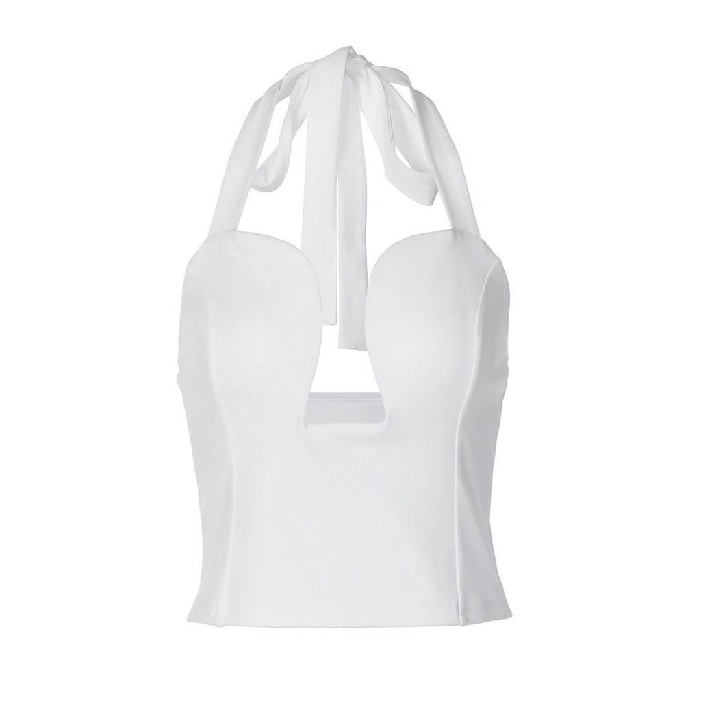 Elodie Sculpted Halter Top