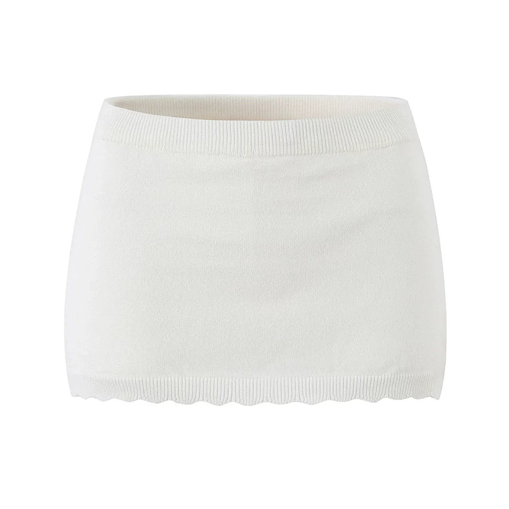 Hattie Eyelet Knit Top & Mini Skirt Set