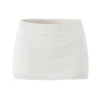 Hattie Eyelet Knit Top & Mini Skirt Set