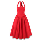 Etta Bow-Tie Halter Maxi Dress