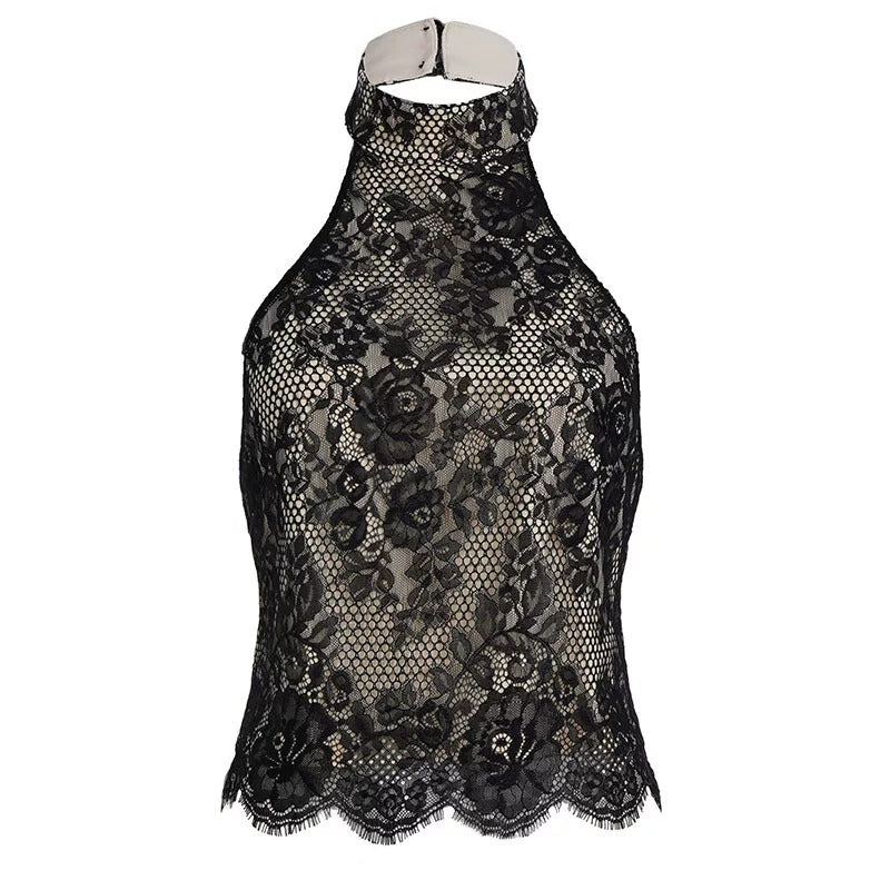 Meilin Lace Halter Top