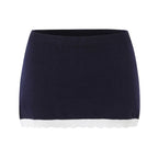 Hattie Eyelet Knit Top & Mini Skirt Set