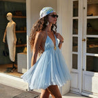 Eiris Halter Mini Dress