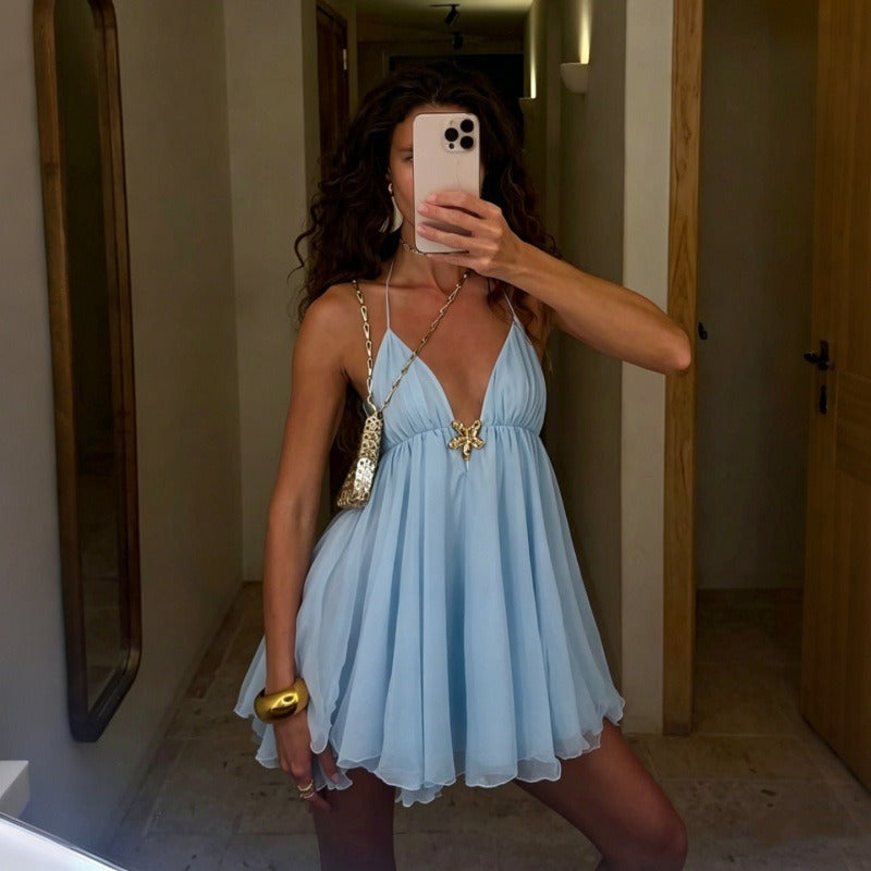 Eiris Halter Mini Dress