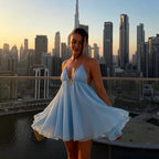 Eiris Halter Mini Dress