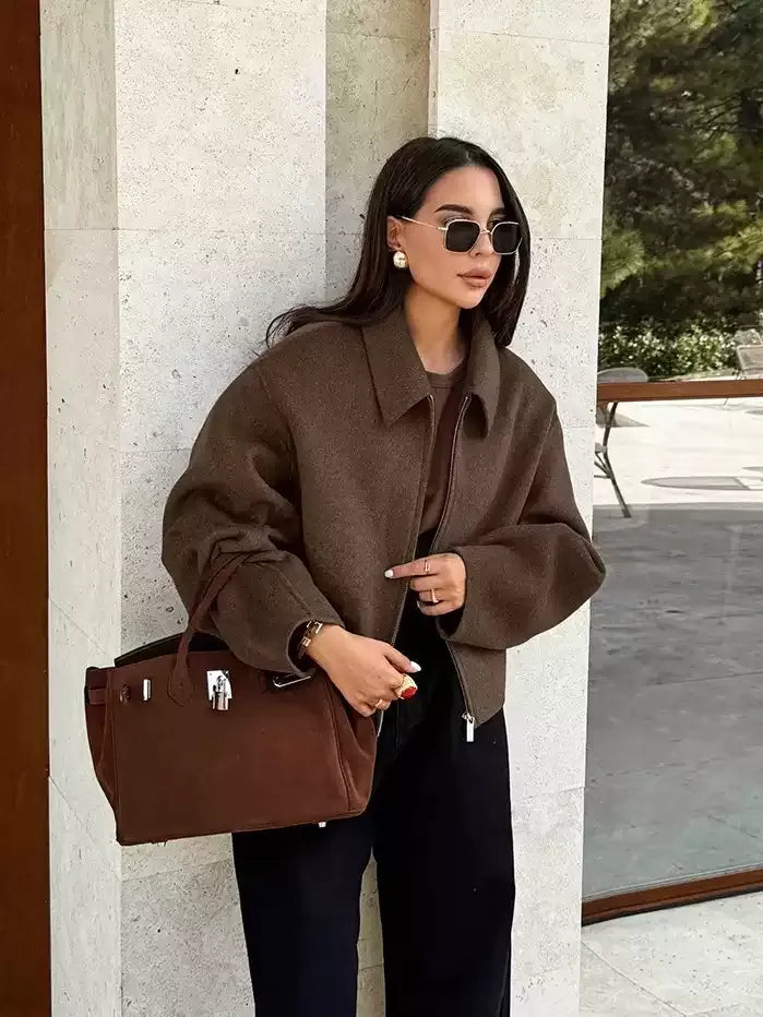 Yasmin Everyday Cropped Fleece Jacket
