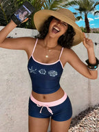 Olya Seashell Print Two-Piece Summer Set