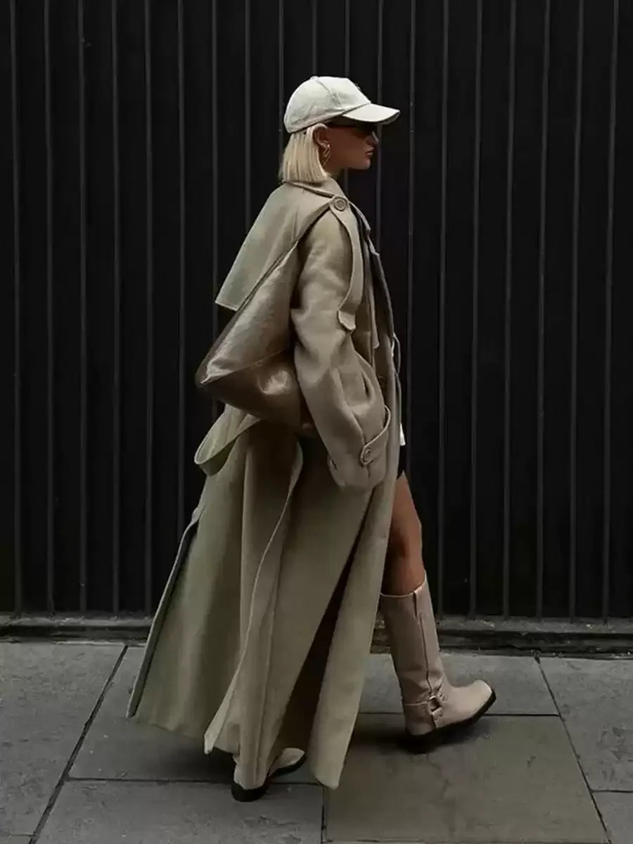 Whitney Classic Belted Trench Coat