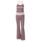 Noemi Polka Dot Flare Pants Set