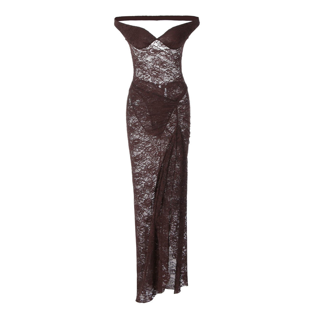 Nora Lace Bodysuit & Maxi Skirt Set