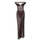 Nora Lace Bodysuit & Maxi Skirt Set