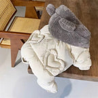 Teddy Heart Puffer Dog Jacket